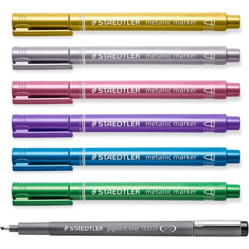 Zestaw markerów metalicznych Metallic Pen Staedtler 6+1-.jpg