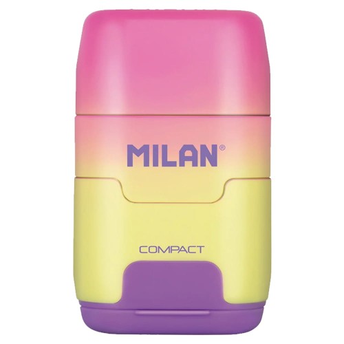 Temperówko-gumka compact SUNSET MILAN - róż-fiolet 