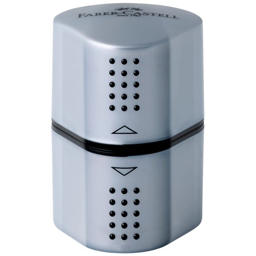 Temperówka Trio Grip 2001 3w1 Faber-Castell - srebrna