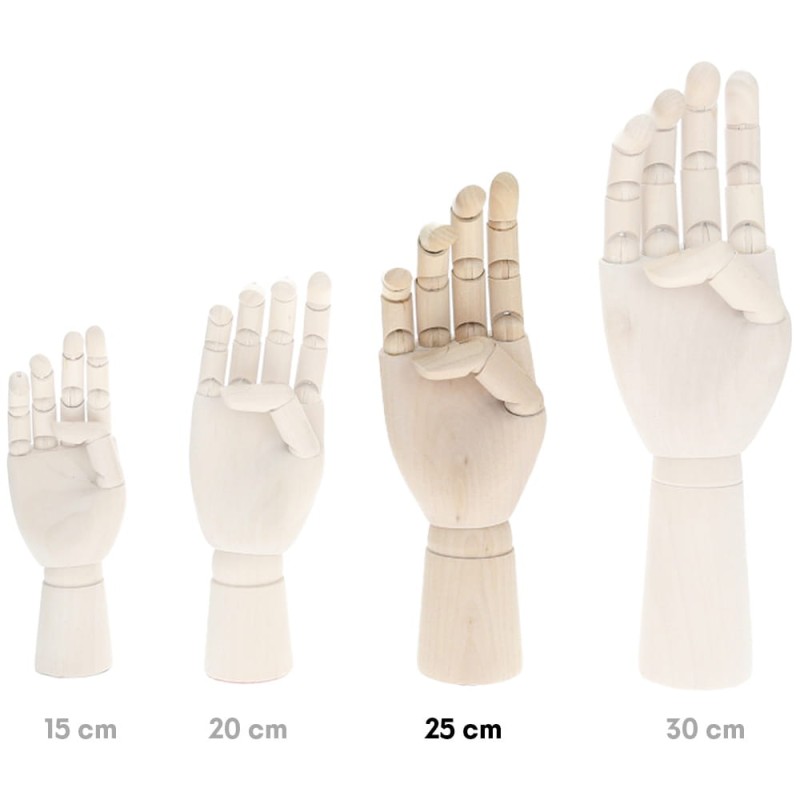 Model dłoni 25 cm PRAWA Leniar