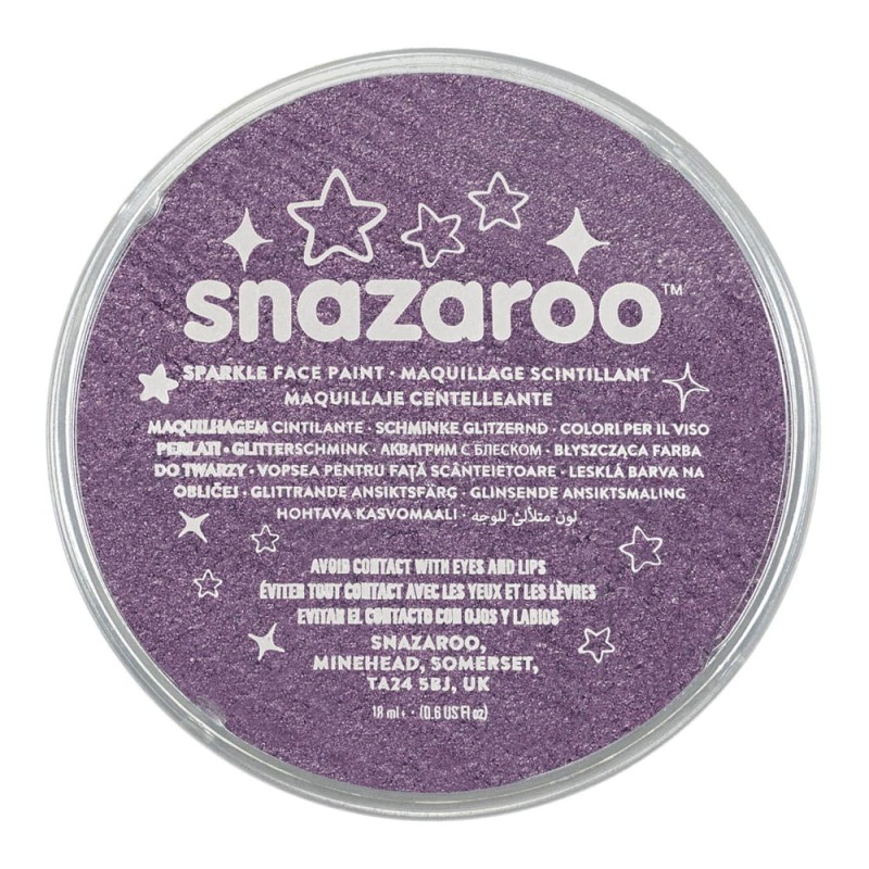 Farba do twarzy Snazaroo 18 ml - 871 Sparkle Lilac (błyszcząca) 01