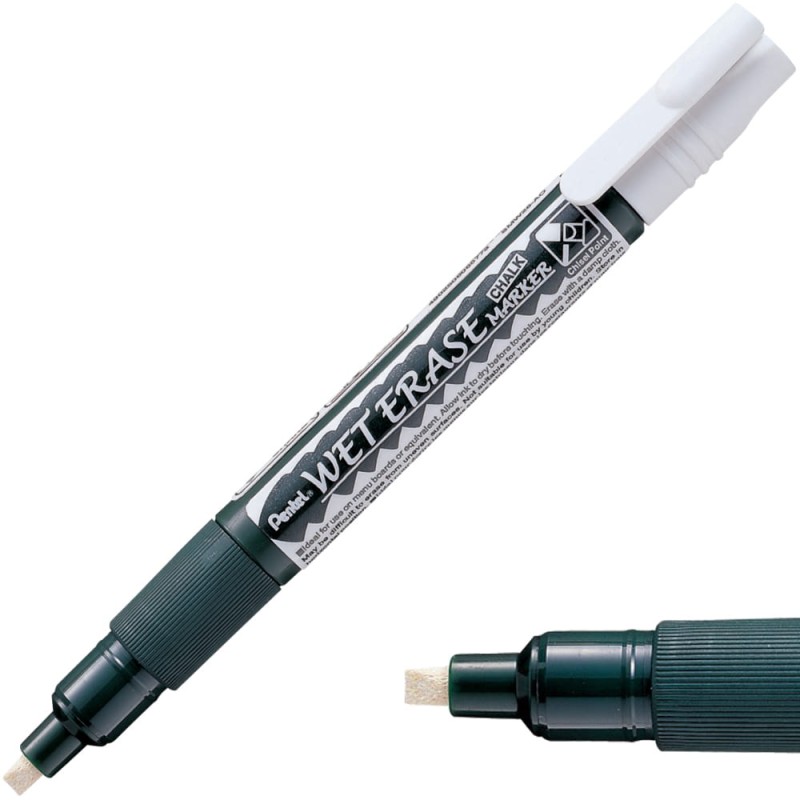 Marker kredowy Pentel Wet Erase Biały