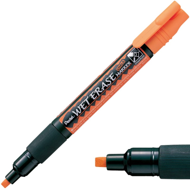 Marker kredowy Pentel Wet Erase Pomarańczowy