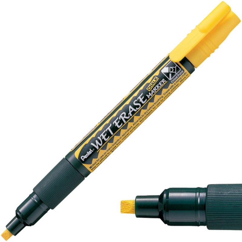 Marker kredowy Pentel Wet Erase Żółty