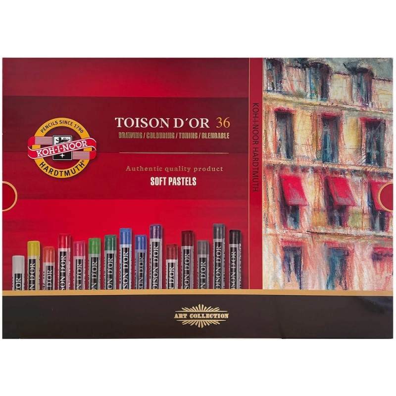 Pastele suche TOISON D'OR Koh-I-Noor 36 szt.jpg