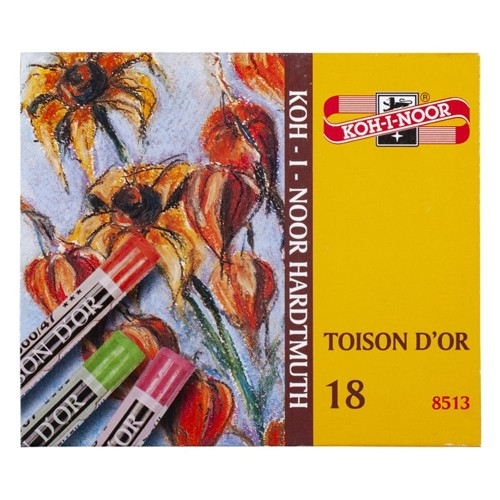 Pastele suche TOISON D'OR Koh-I-Noor 18 szt