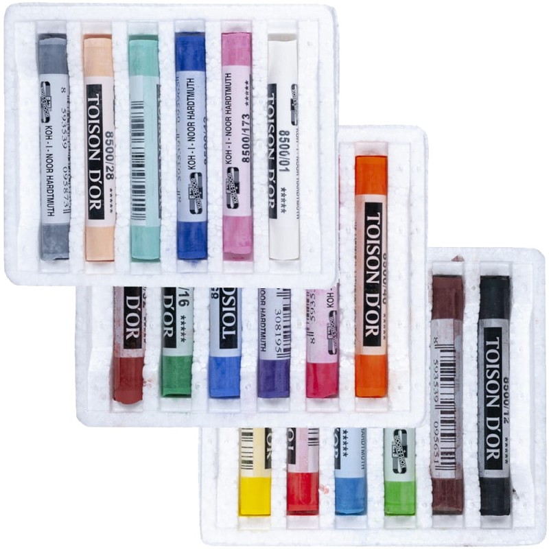 Pastele suche TOISON D'OR Koh-I-Noor 18 szt-.jpg