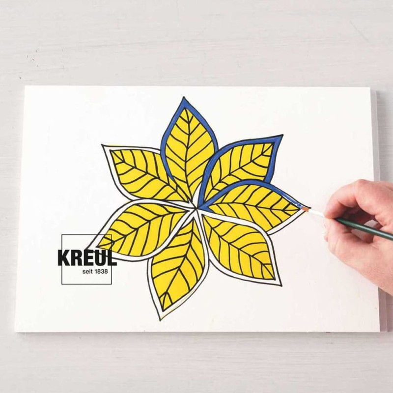 Żółty papier kopiujący na tkaniny Kreul A3