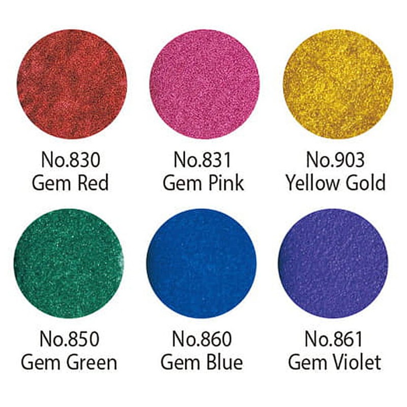 Farby akwarelowe Gansai Tambi Gem Colors 6 szt