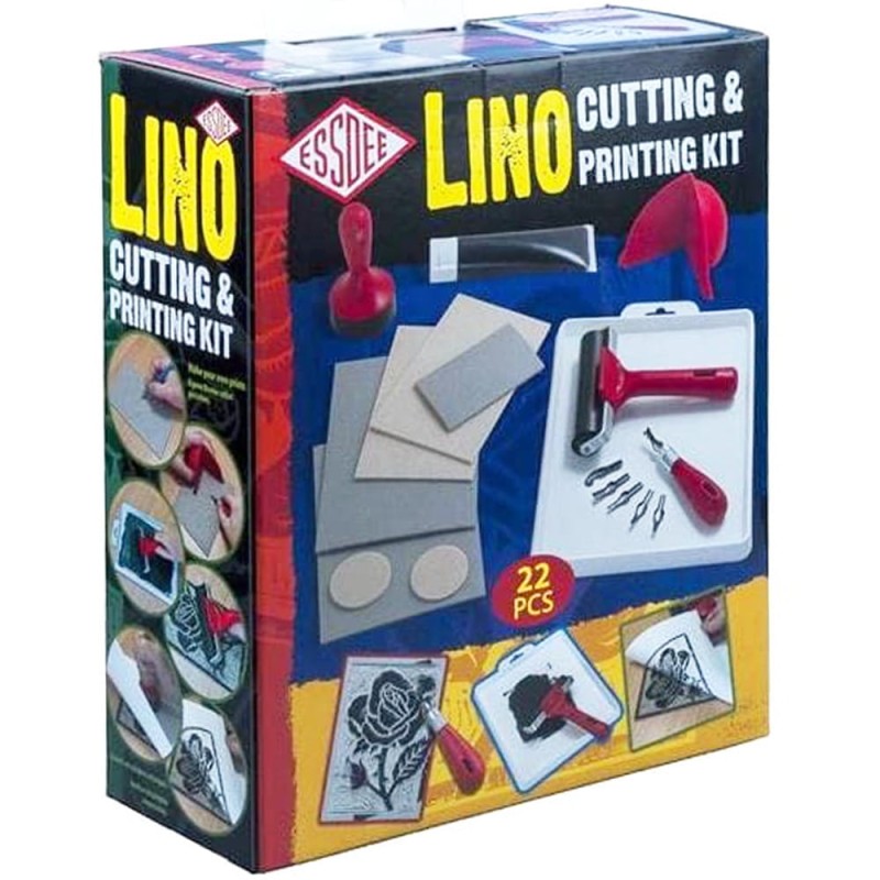 Zestaw L5PKR Lino Cutting &amp; Printing  Essdee  23 szt