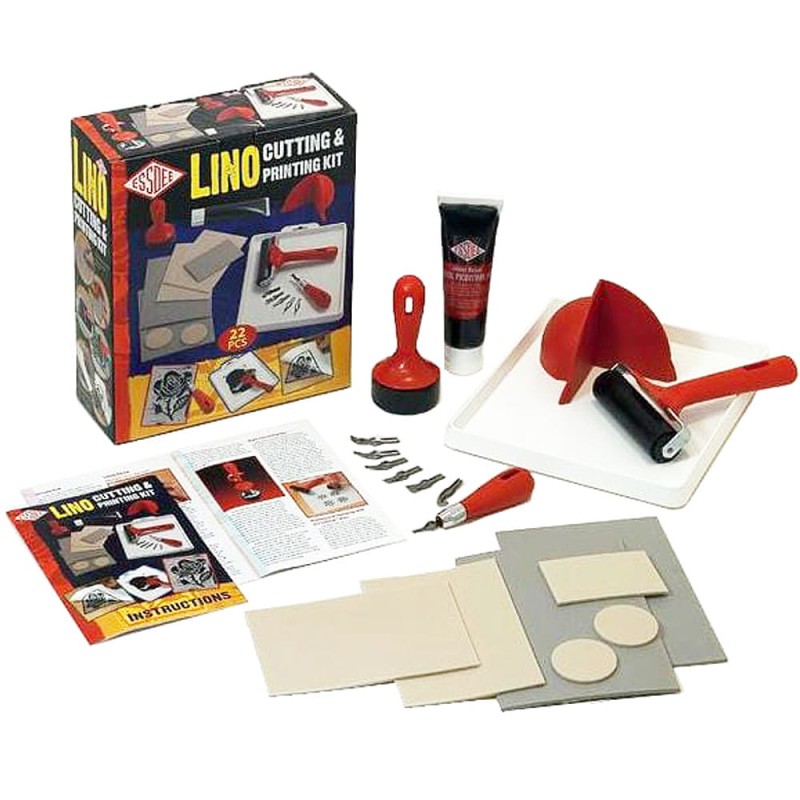 Zestaw L5PKR Lino Cutting &amp; Printing  Essdee  23 szt