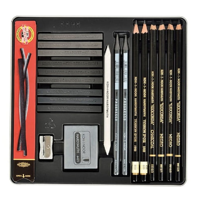 Zestaw rysunkowy z blokiem i kasetką Gioconda 8898 Koh-I-Noor