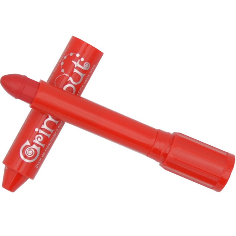 Kredka do twarzy w sztyfcie Grim tout CZERWONA