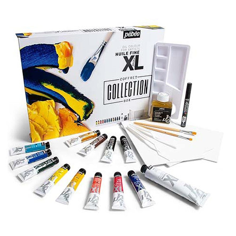 Zestaw farb olejnych Studio XL Oil Collection box Pebeo 12x20 ml
