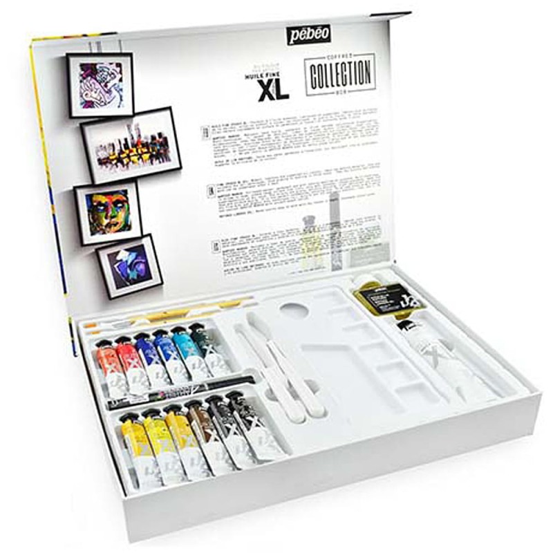 Zestaw farb olejnych Studio XL Oil Collection box Pebeo 12x20 ml