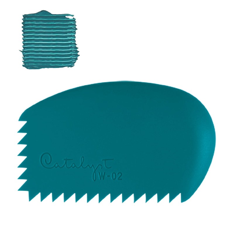 Szpatułka silikonowa, rakla malarska Princeton Wedges No 2. 01