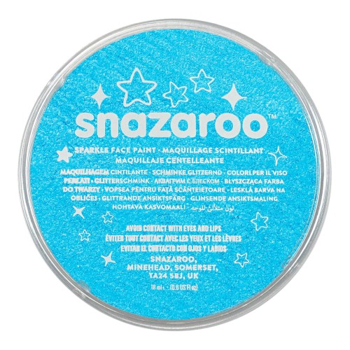 Farba do twarzy Snazaroo 18 ml - 481 Sparkle Turquoise (błyszcząca)