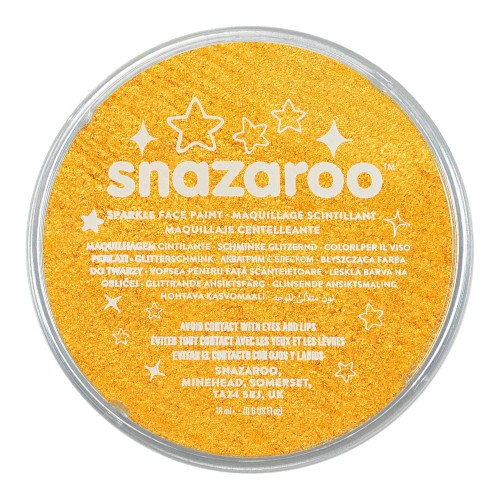 Farba do twarzy Snazaroo 18 ml - 221 Sparkle Yellow (błyszcząca)