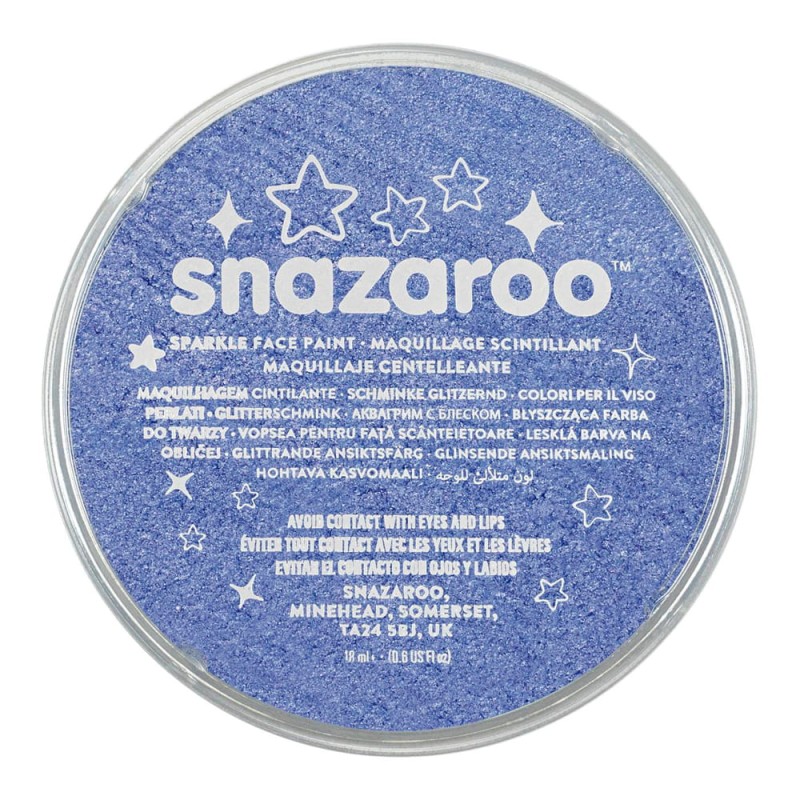 Farba do twarzy Snazaroo 18 ml - 351 Sparkle Blue (błyszcząca) 01