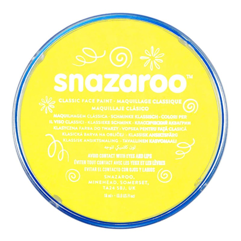 Farba do twarzy Snazaroo 18 ml - 233 Pale Yellow 01