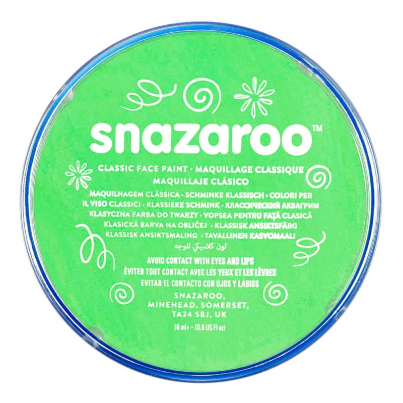 Farba do twarzy Snazaroo 18 ml - 433 Lime Green 01