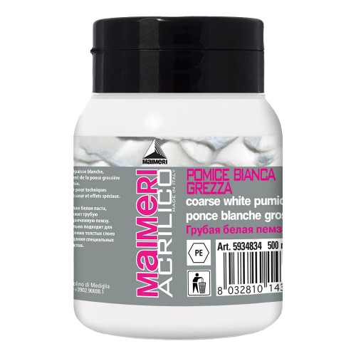 Pasta strukturalna Maimeri pumeks biały 834 - 500 ml