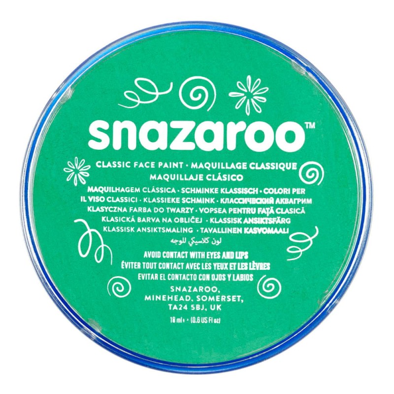 Farba do twarzy Snazaroo 18 ml - 444 Bright Green 01