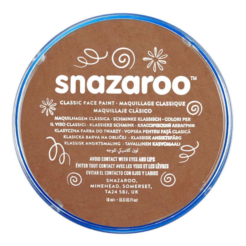 Farba do twarzy Snazaroo 18 ml - 911 Beige Brown 01