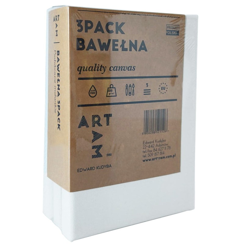 3Pack komplet podobrazi Art Ram 21x30 cm 02