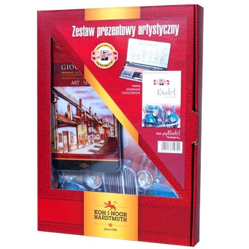 Zestaw rysunkowy z blokiem i kasetką Gioconda 8890 Koh-I-Noor