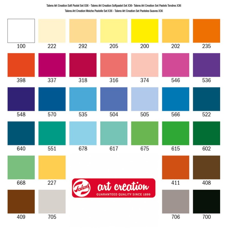 Pastele Suche Art Creation 36 szt