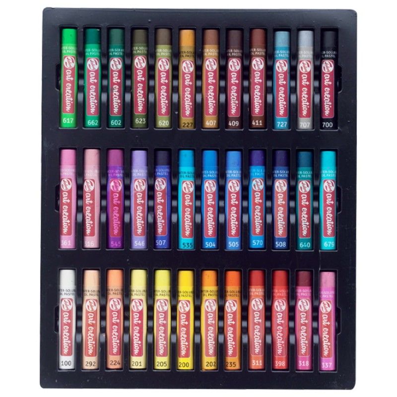 Zestaw Pasteli Olejnych rozcieńczalnych wodą Art Creation - 36szt.