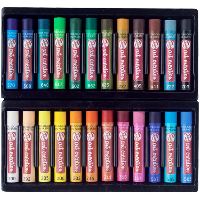 Zestaw Pasteli Olejnych rozcieńczalnych wodą Art Creation - 24szt.