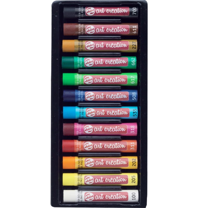 Zestaw Pasteli Olejnych rozcieńczalnych wodą Art Creation - 12szt.
