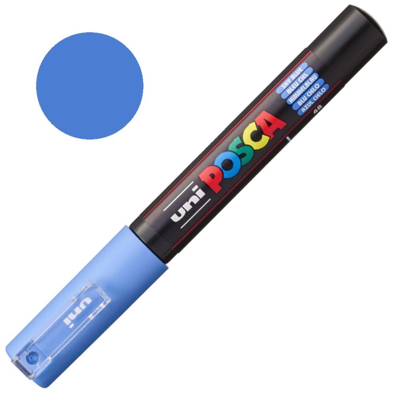 Pisak POSCA 1M 0.7 mm 48 Sky blue