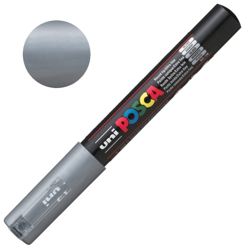 Pisak POSCA 1M 0.7 mm 26 Silver