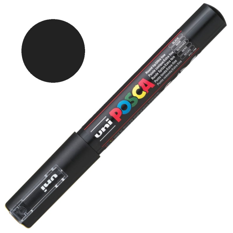 Pisak POSCA 1M 0.7 mm 24 Black