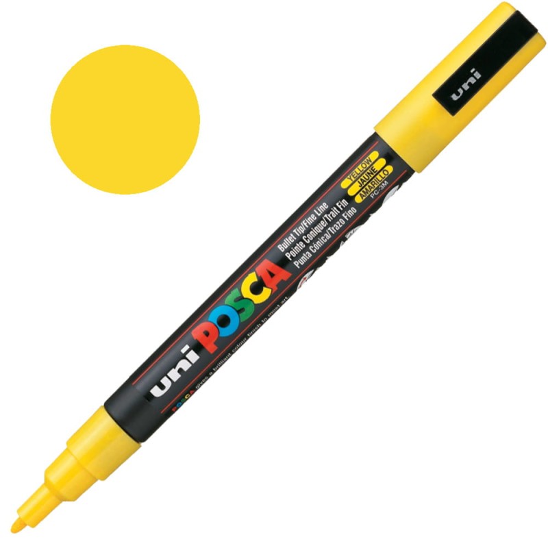 Pisak POSCA 3M 0.9-1.3 mm 02 Yellow