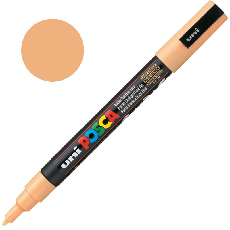 Pisak POSCA 3M 0.9-1.3 mm 54 Light Orange