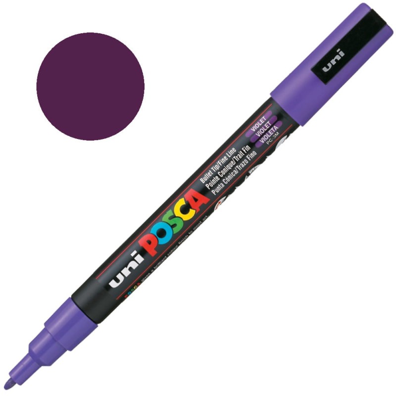 Pisak POSCA 3M 0.9-1.3 mm 12 Violet
