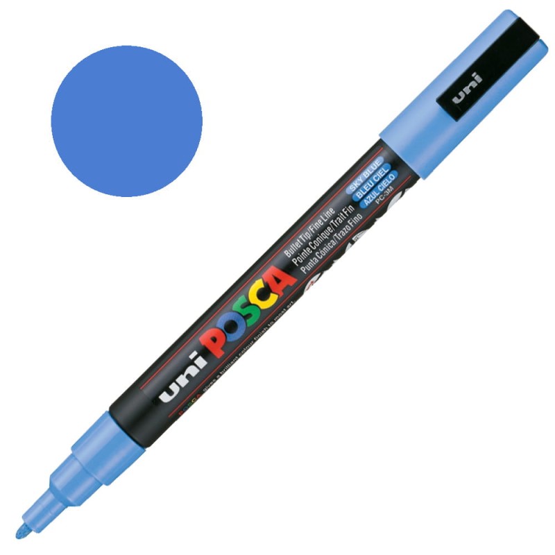 Pisak POSCA 3M 0.9-1.3 mm 48 Sky Blue