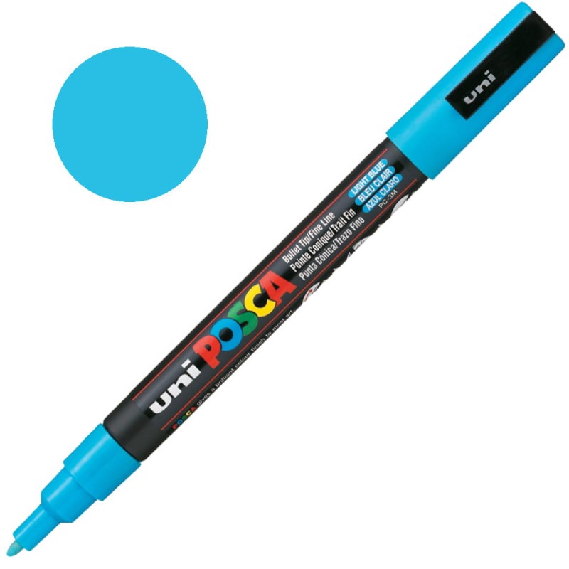 Pisak POSCA 3M 0.9-1.3 mm 08 Light Blue