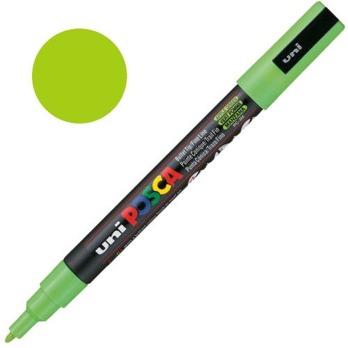 Marker POSCA 3M 0.9-1.3 mm 72 Apple Green