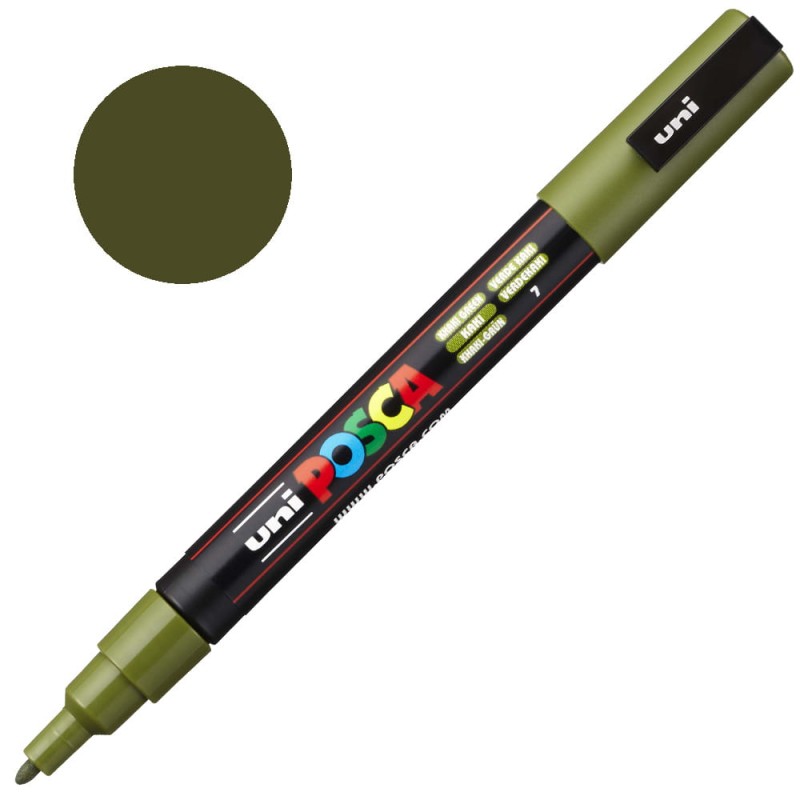 Pisak POSCA 3M 0.9-1.3 mm 07 Khaki Green