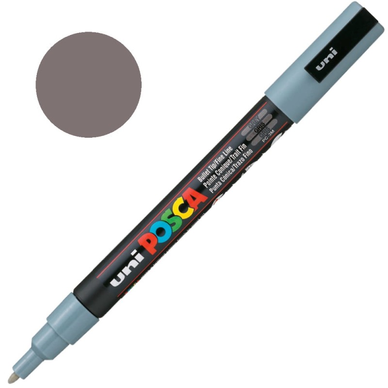 Pisak POSCA 3M 0.9-1.3 mm 37 Grey