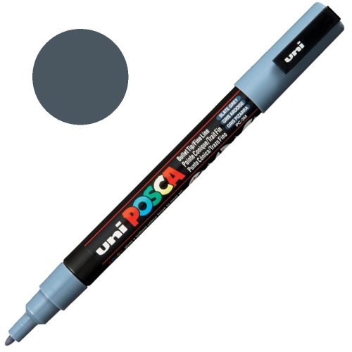 Marker POSCA 3M 0.9-1.3 mm 61 Slate Grey