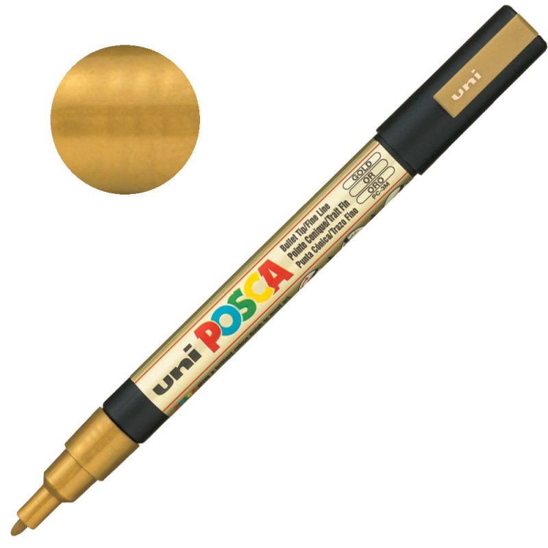 Pisak POSCA 3M 0.9-1.3 mm 25 Gold