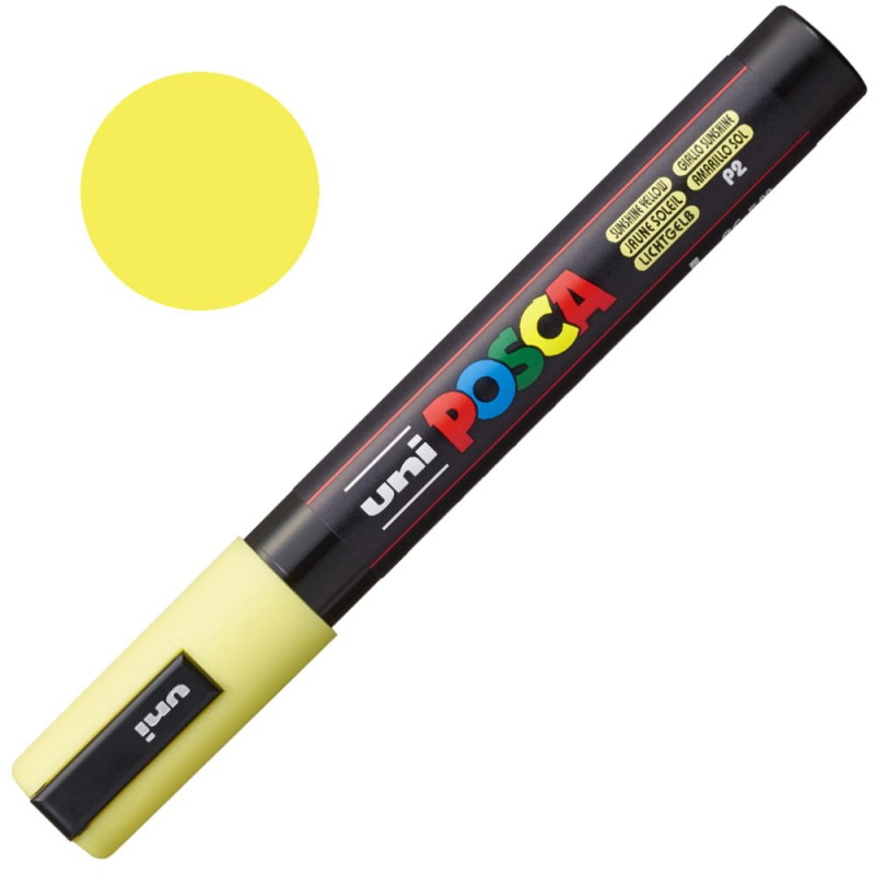 Pisak POSCA 5M 1.8-2.5 mm P2 Sunshine Yellow