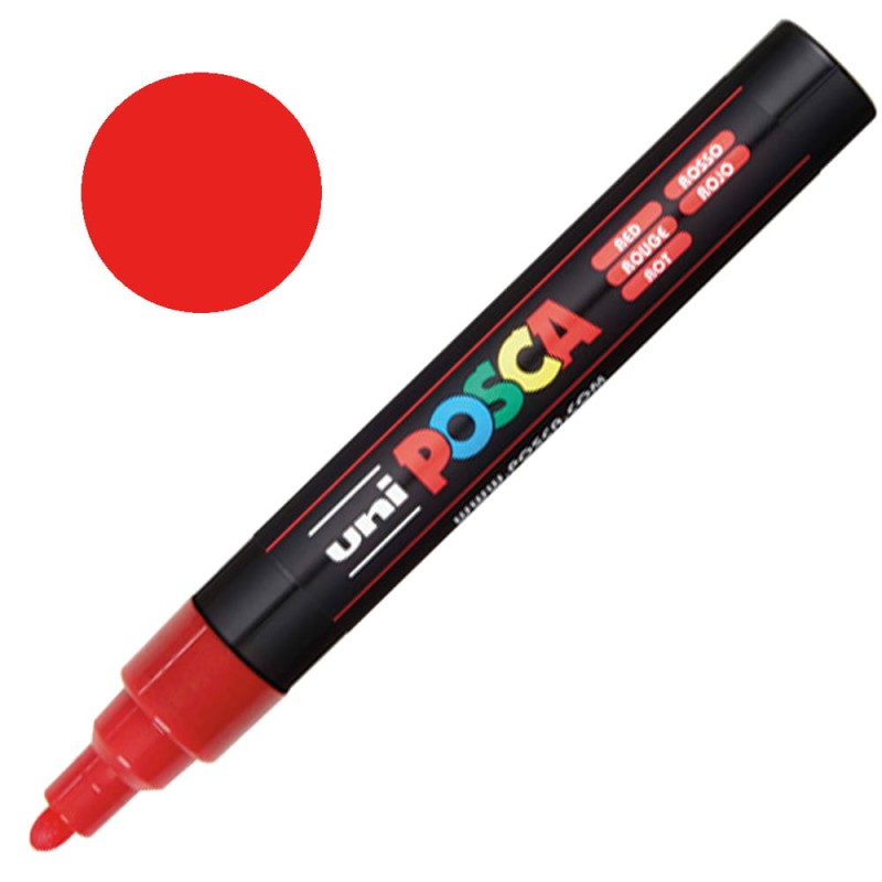 Pisak POSCA 5M 1.8-2.5 mm 15 Red