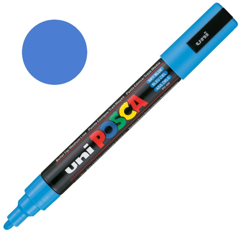 Pisak POSCA 5M 1.8-2.5 mm 48 Sky Blue